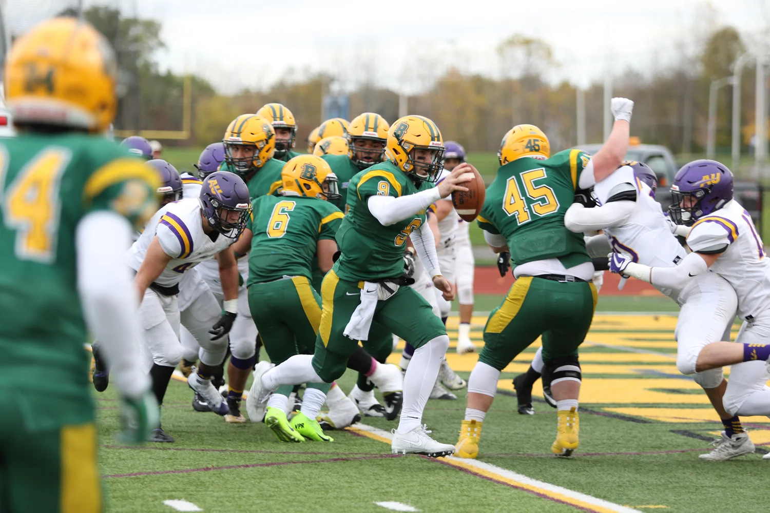 QB crossing the goalline