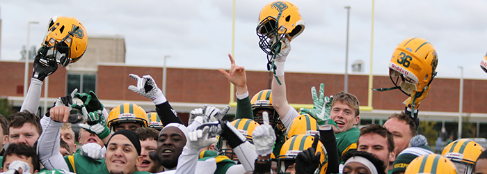 Brockport Golden Eagles celebrate the Championship