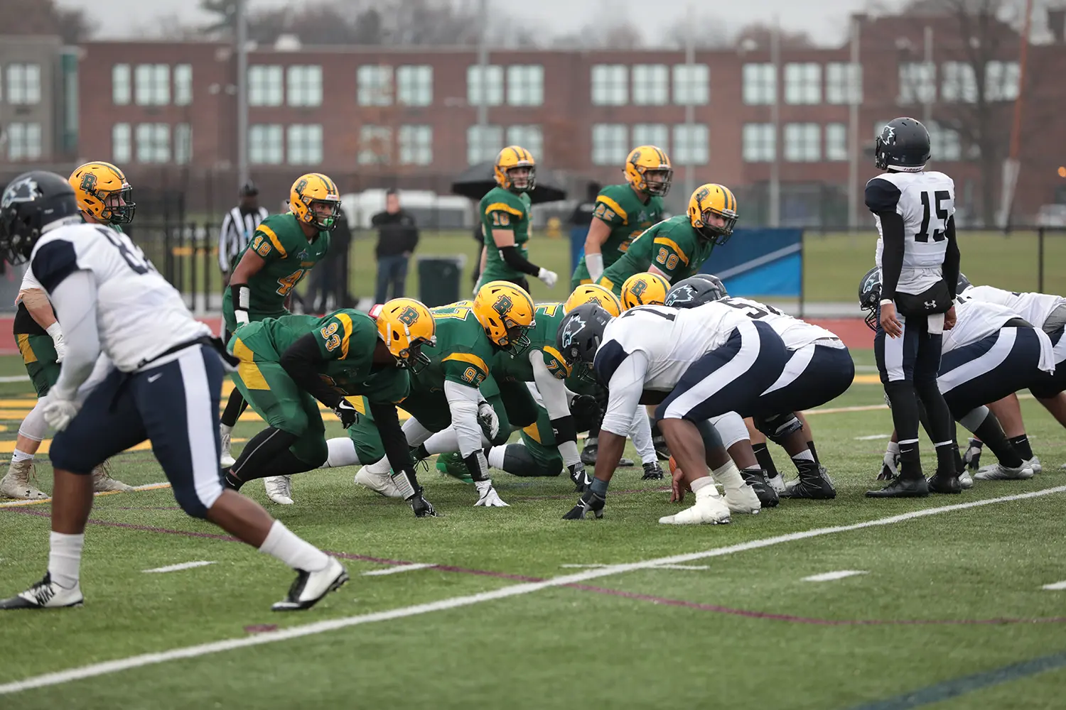 Brockport defense ready for the play