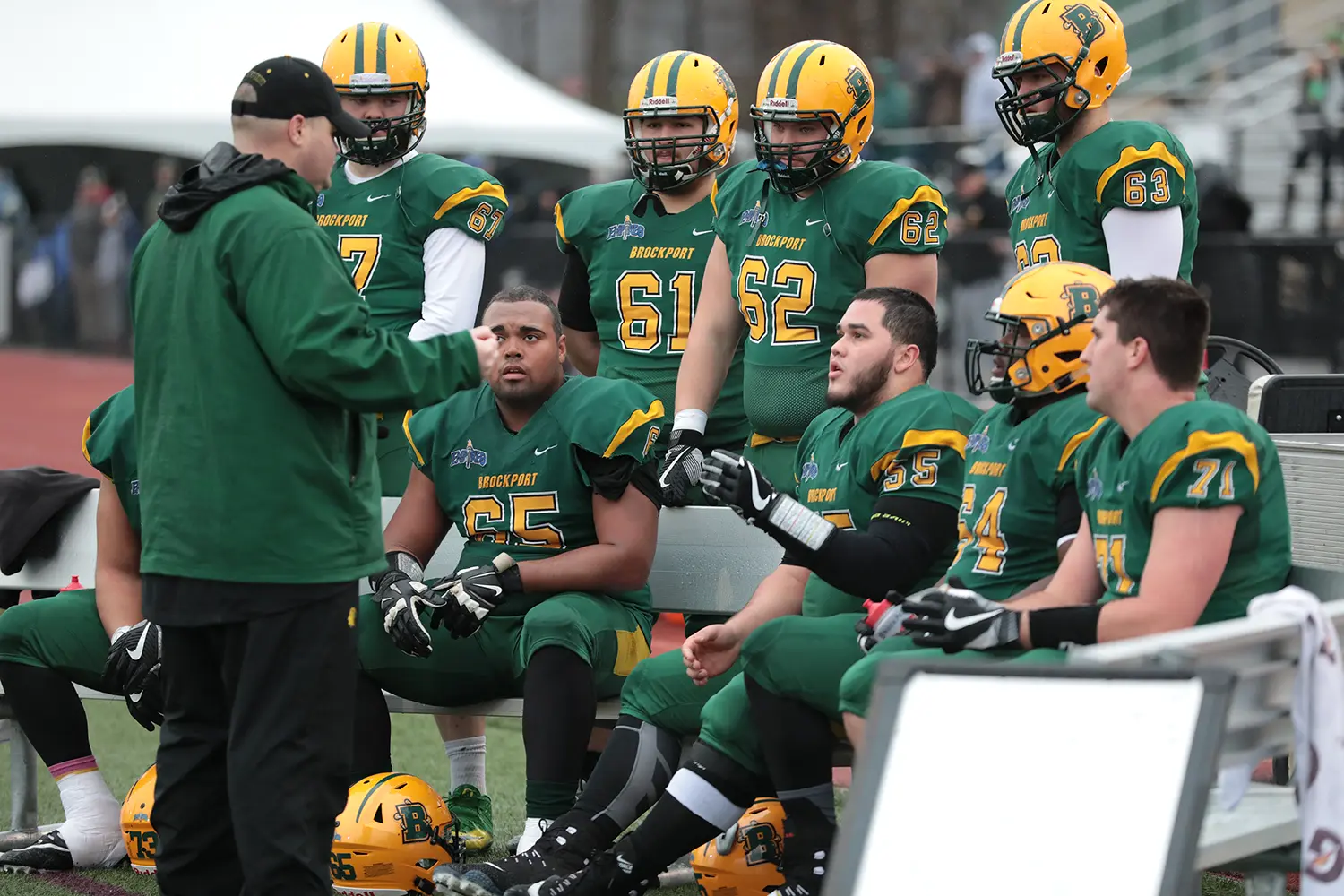 Undefeated Effort Football OLineman talking