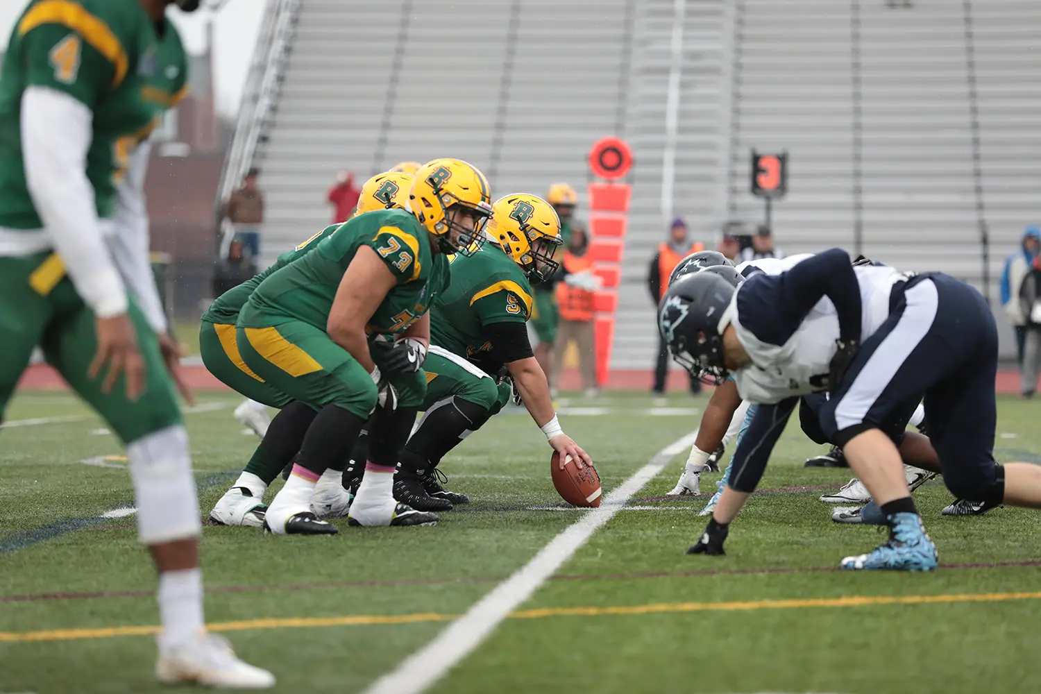Brockport and Wesley Lines facing off