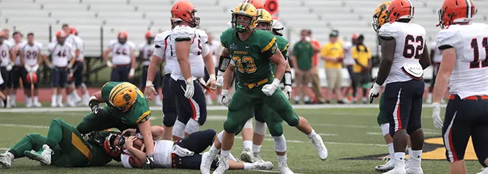 Brockport Golden Eagles defense fired up