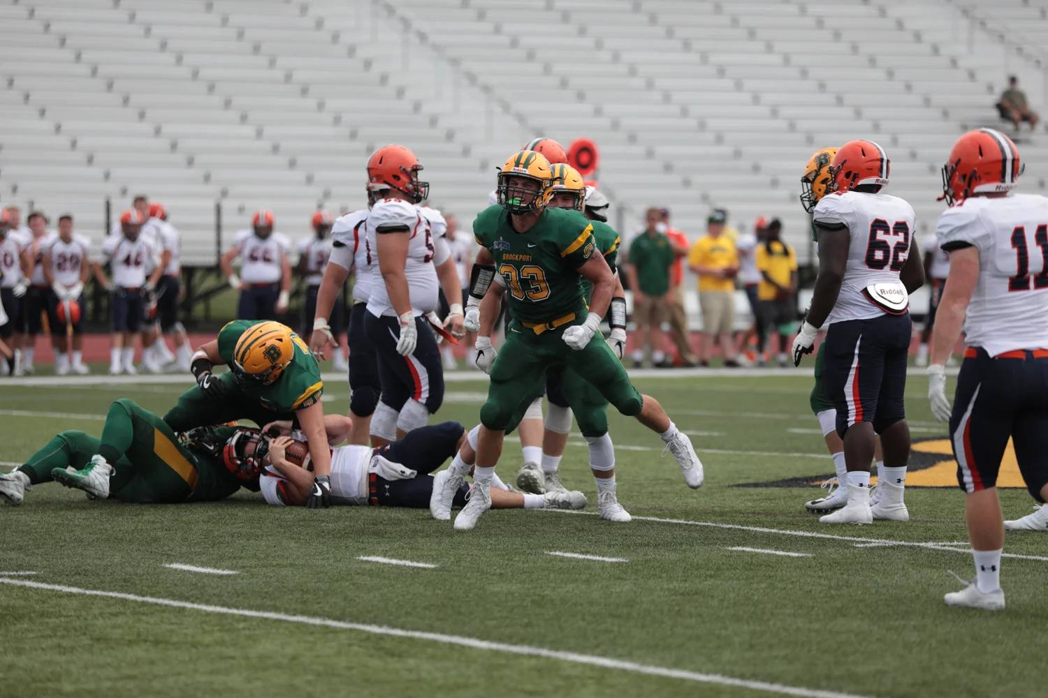 Brockport fired up after the sack against Hobart