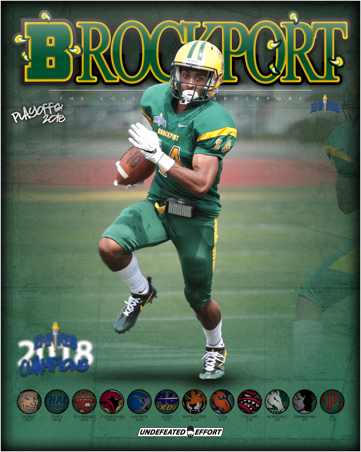 Brockport Football Player Eamon Gillespie