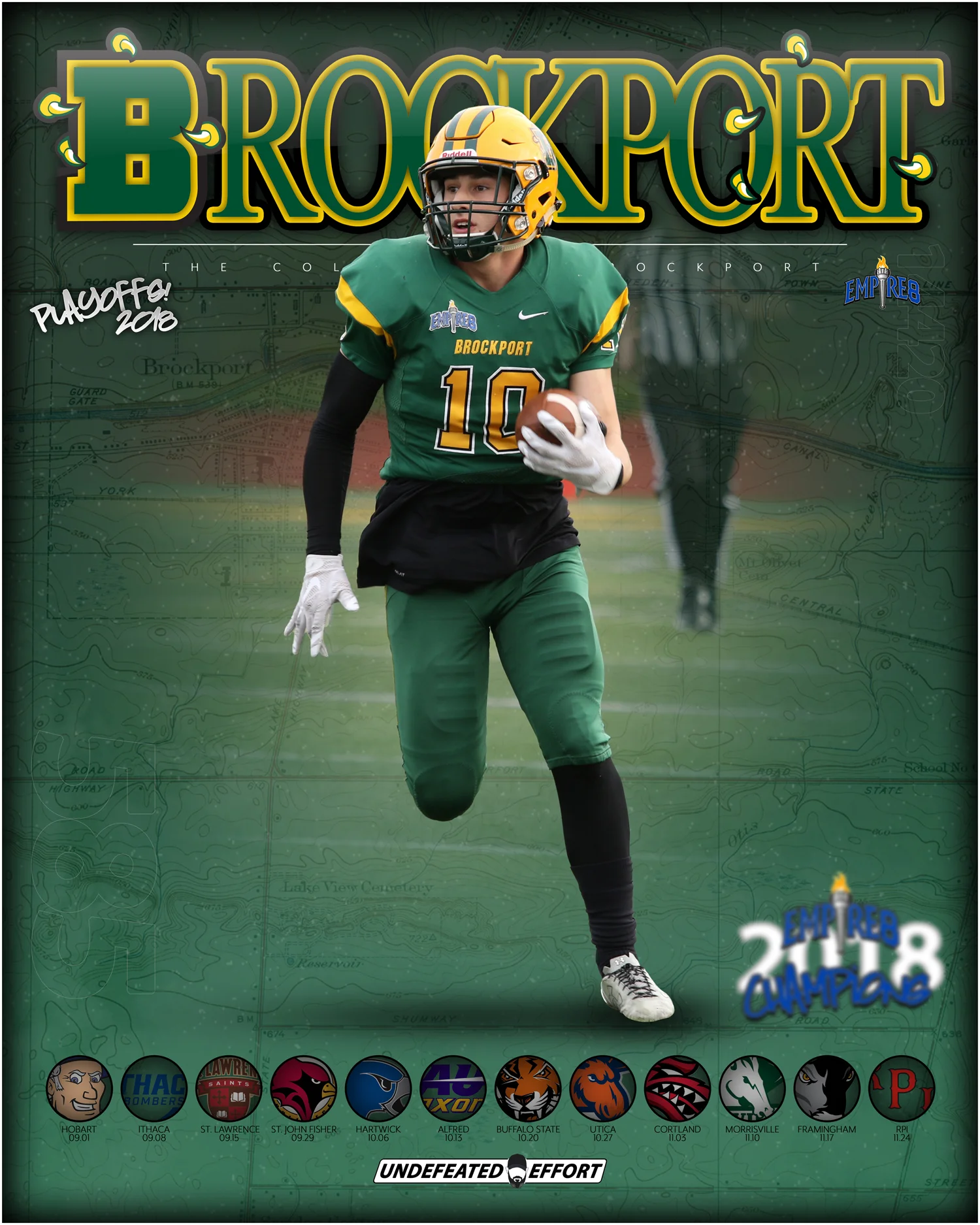 Brockport Football Player Jake O'Connell