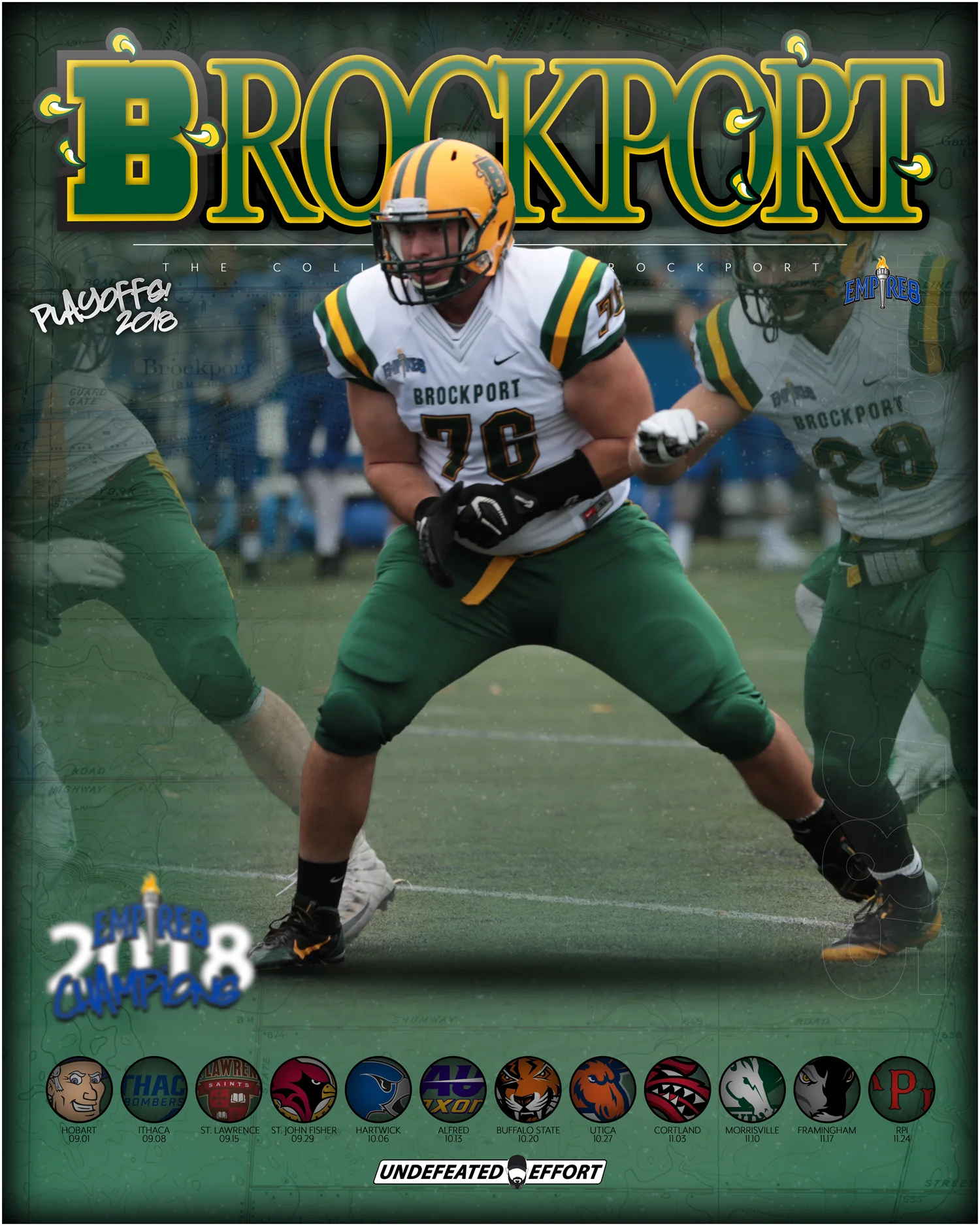 Brockport Football Player Josh Kuliszewski
