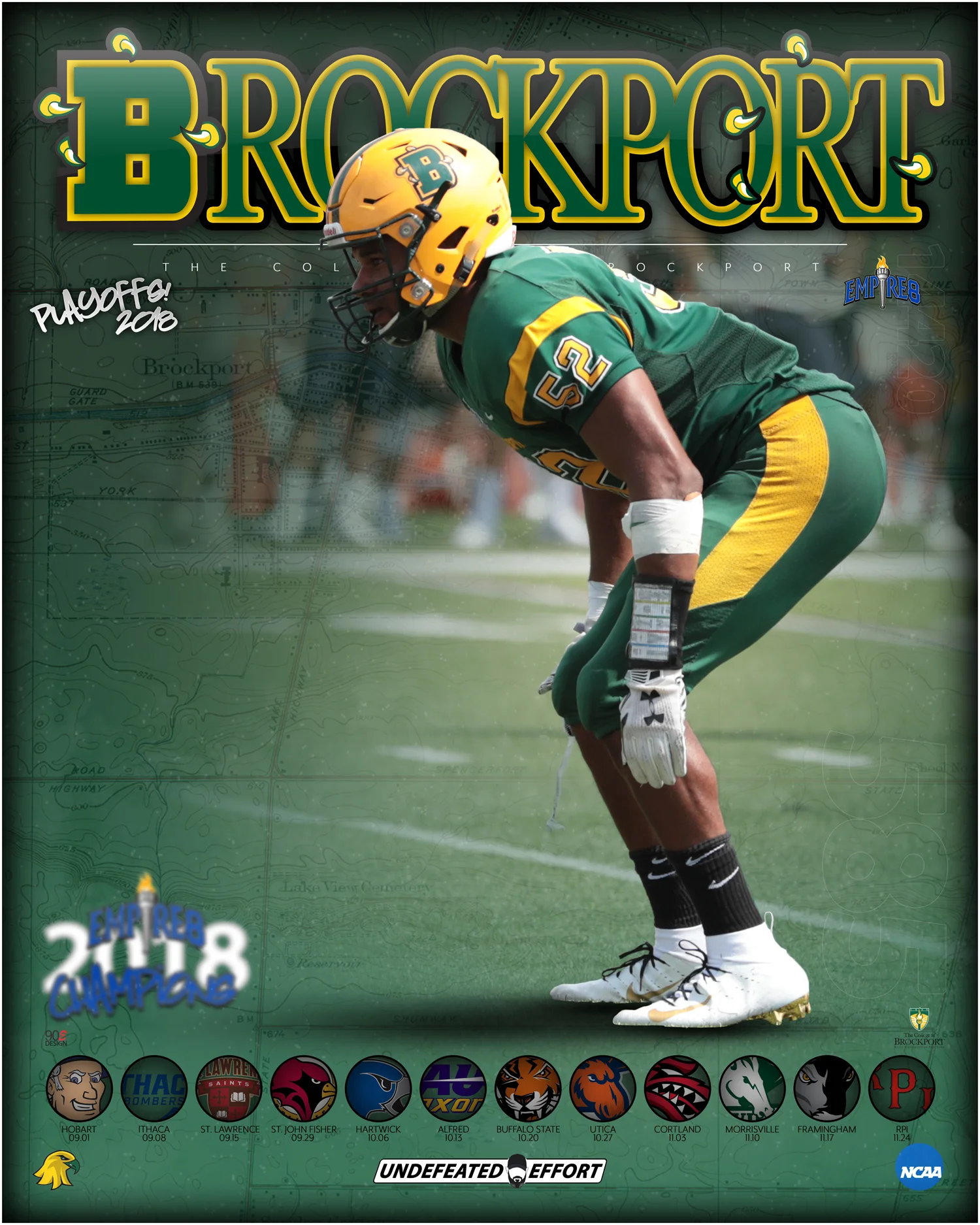 Brockport Football Player Tim Terry