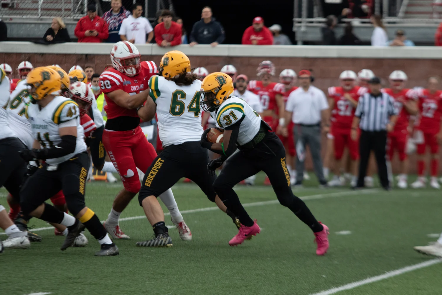 RB looking for space to run