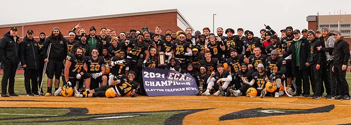 Brockport Golden Eagles Clayton Chapman Bowl Champions