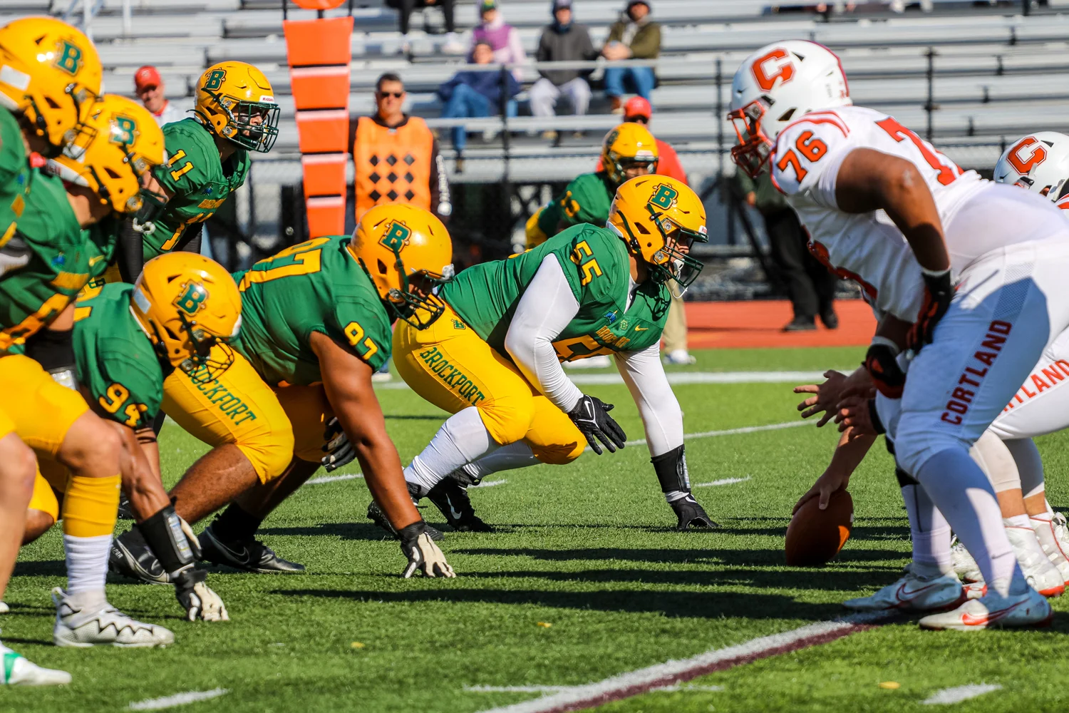 DL ready for the play
