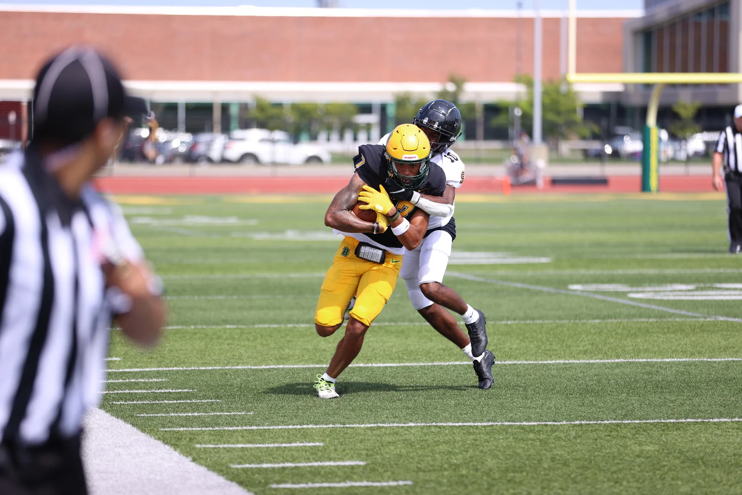 Brockport WR fighting for more yards