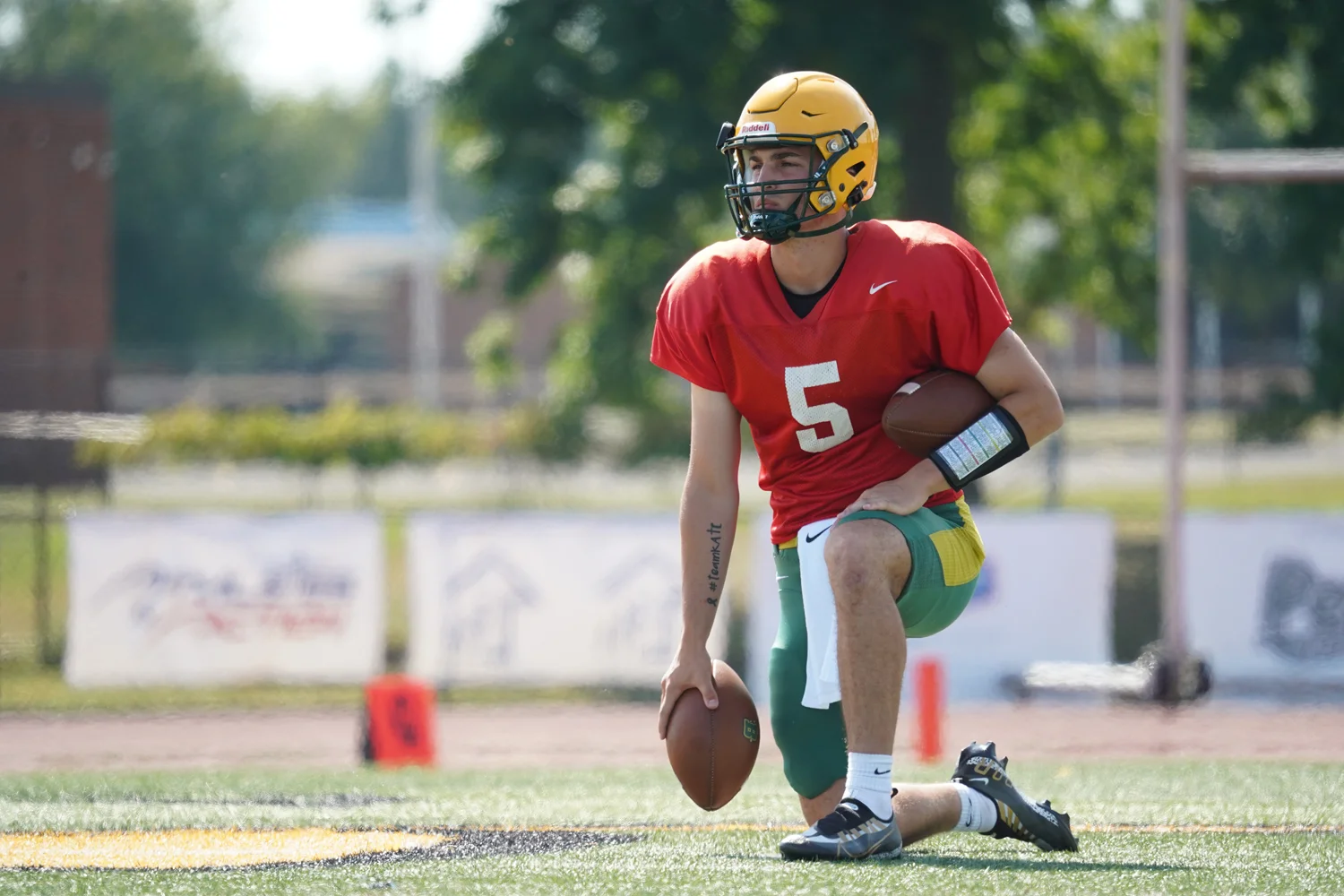 QB taking a knee