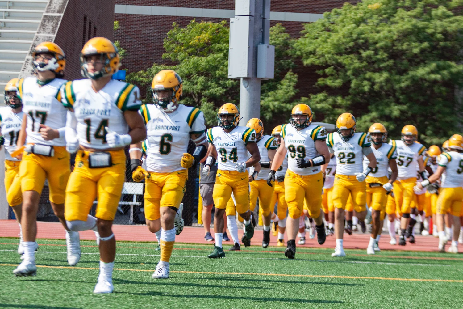 Brockport hitting the field to play Rochester