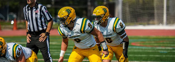 Brockport LB's set for the play