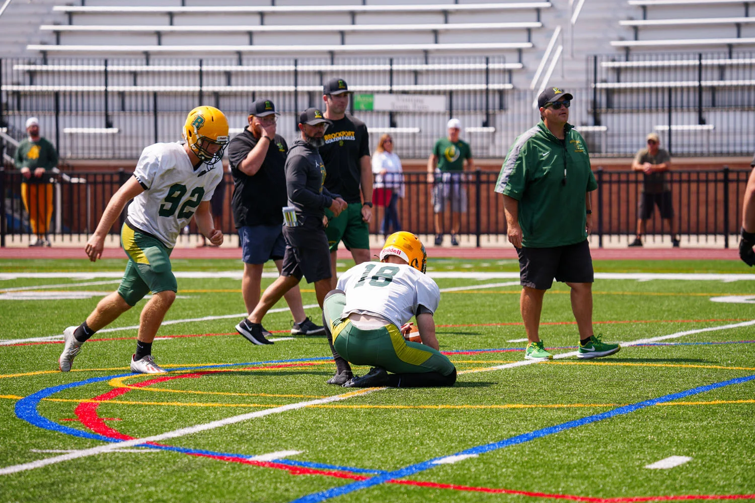 Coaches watching the kicking game