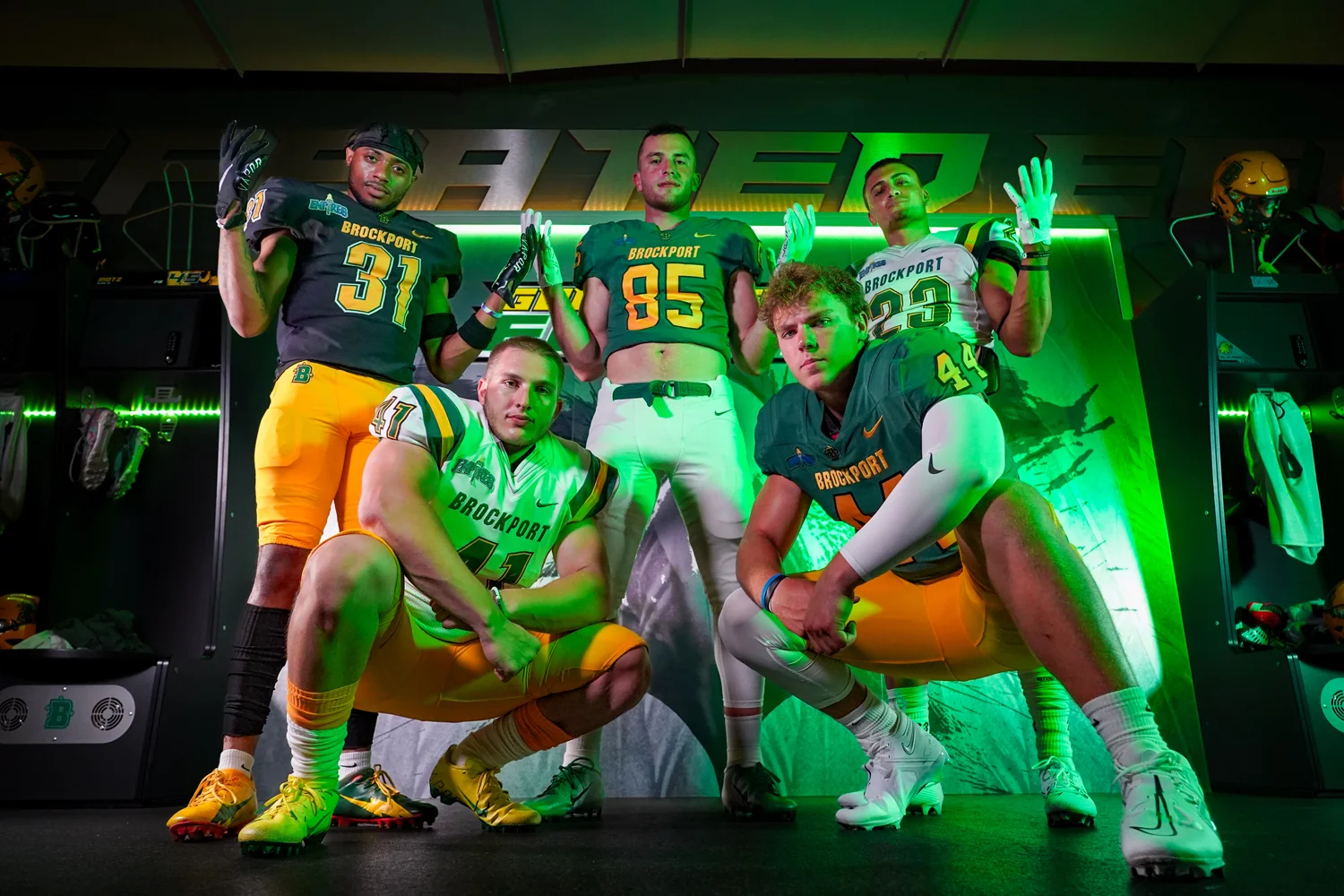 Brockport Players on Media Day