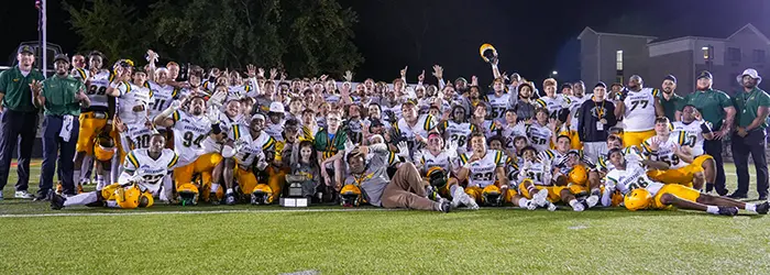Brockport celebrating the victory