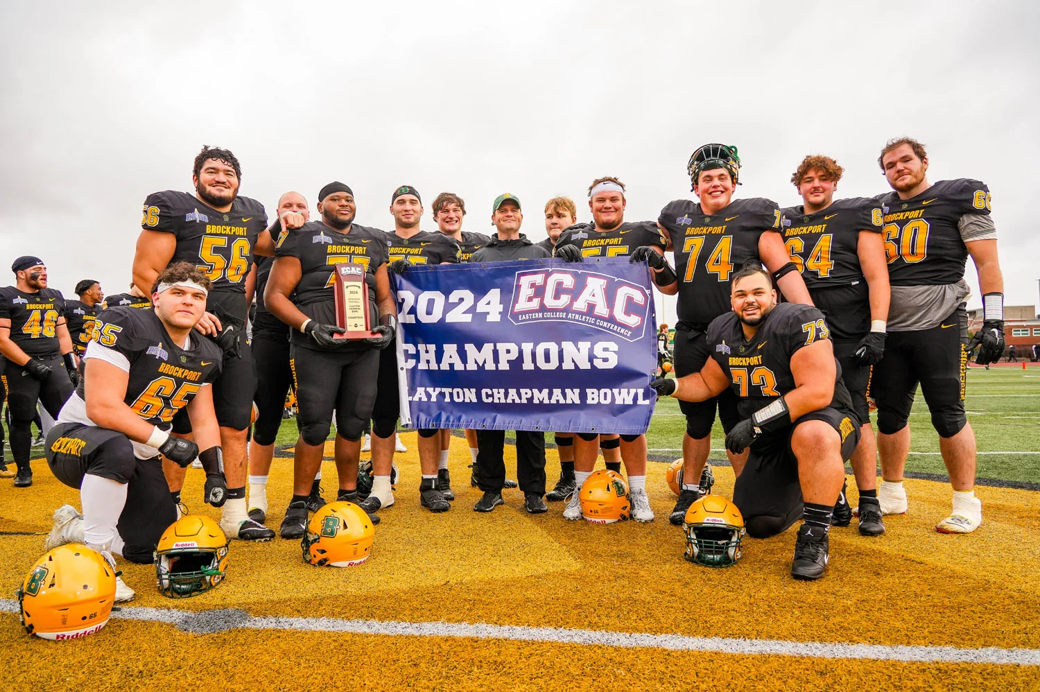 OLine Posing as ECAC Champs