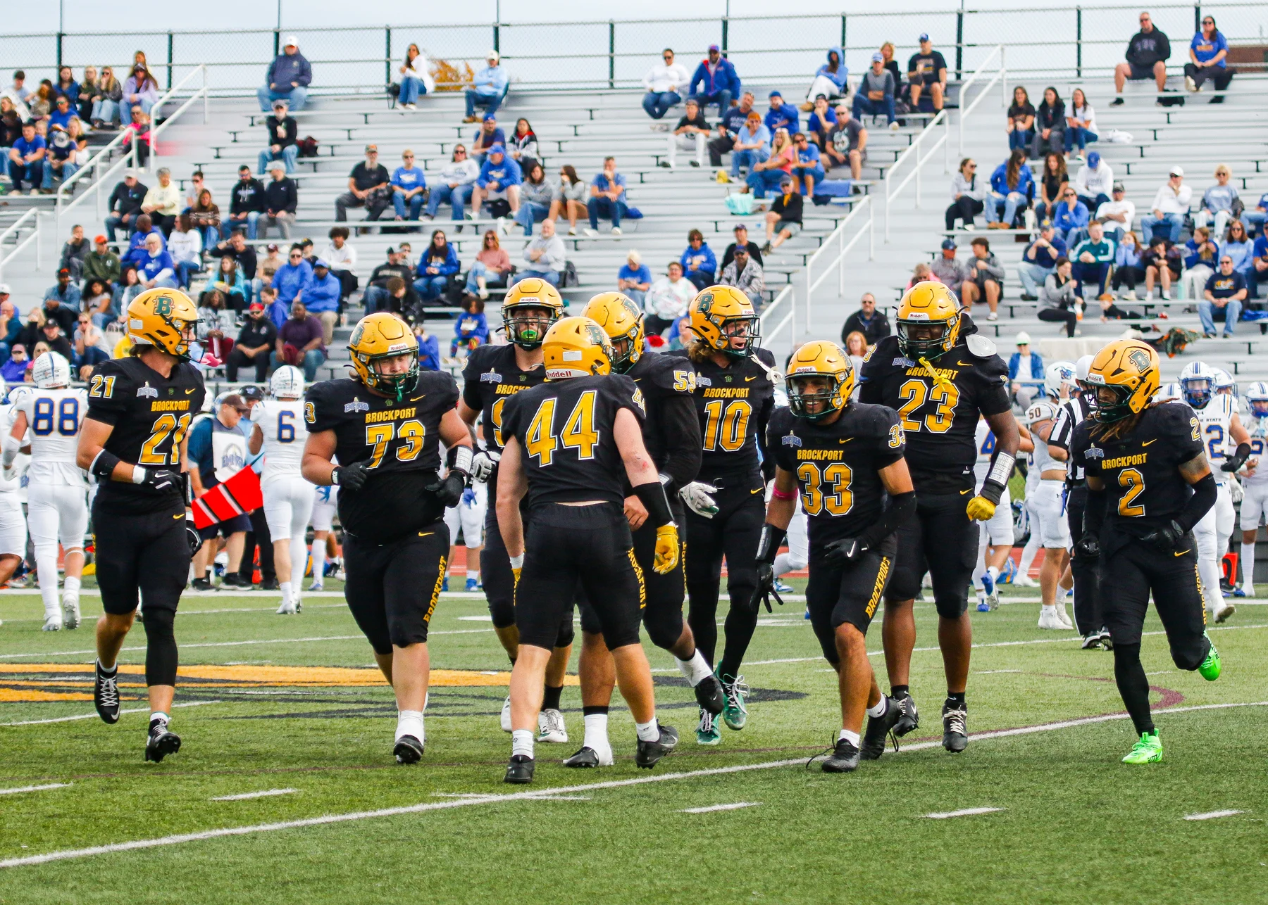 Defense coming off the field