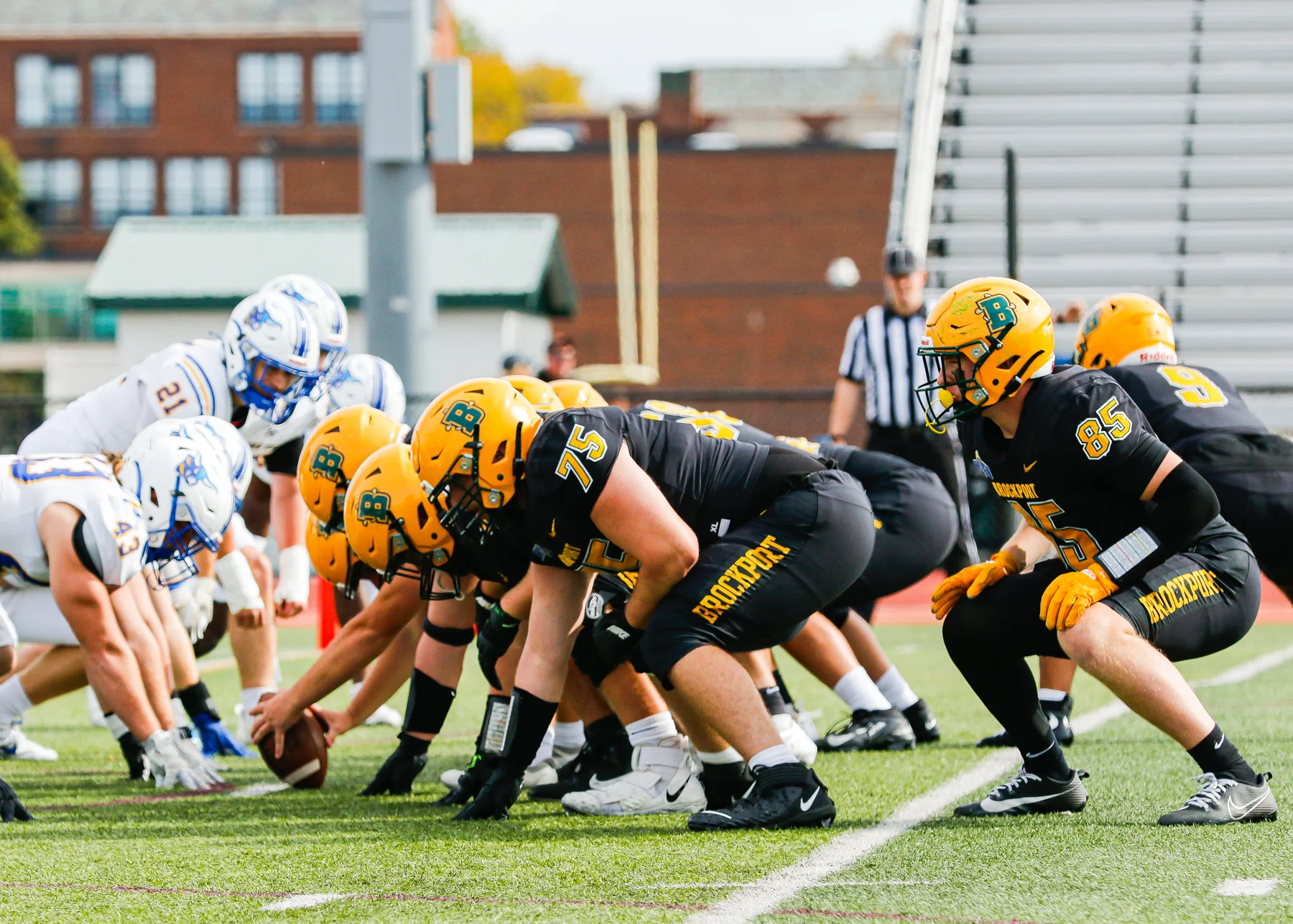 Field Goal Unit set for the Play