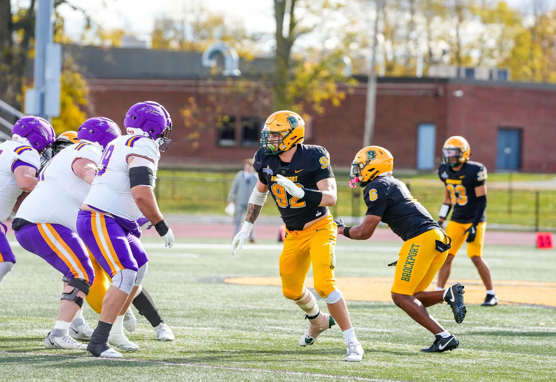 Dlineman getting off the ball