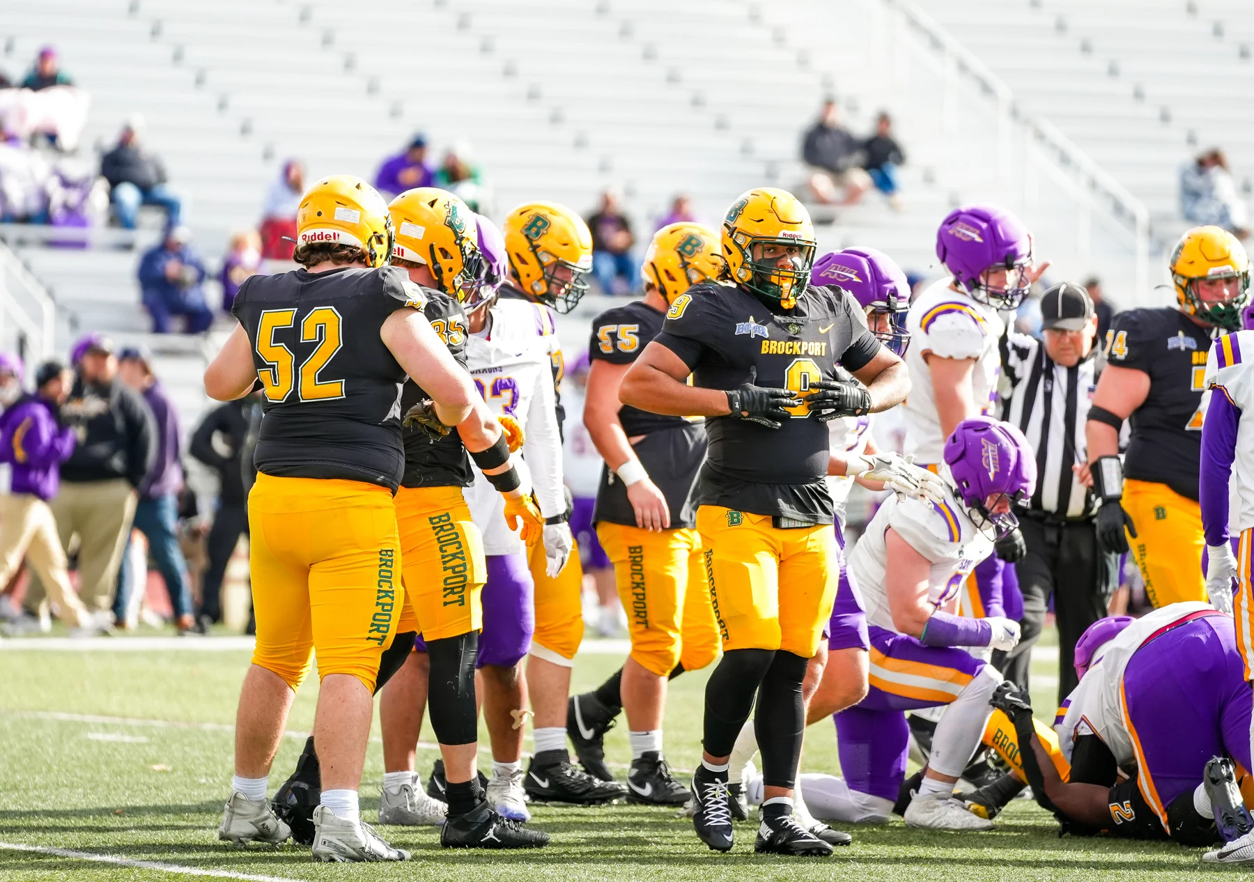 After the defense makes the tackle