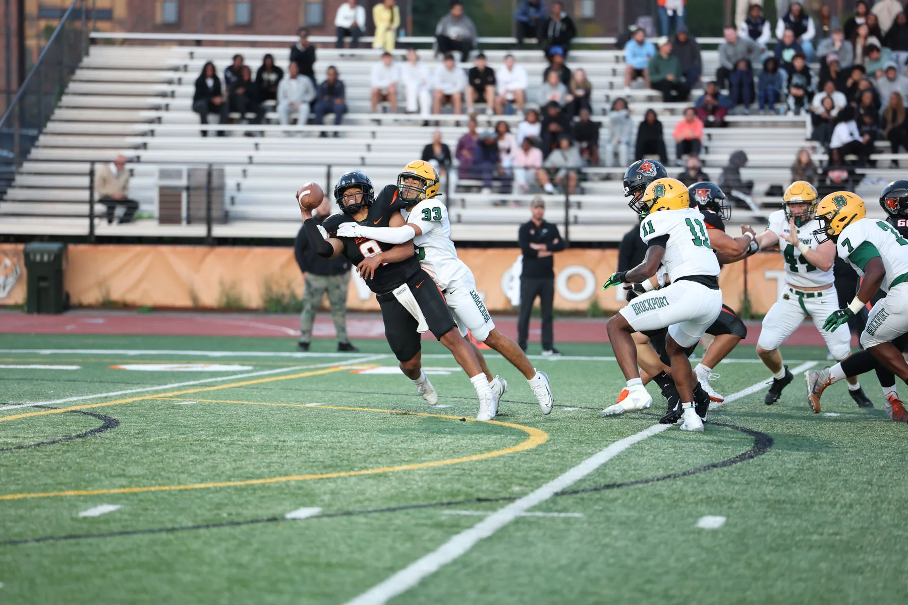 QB Hit causing an incomplete pass