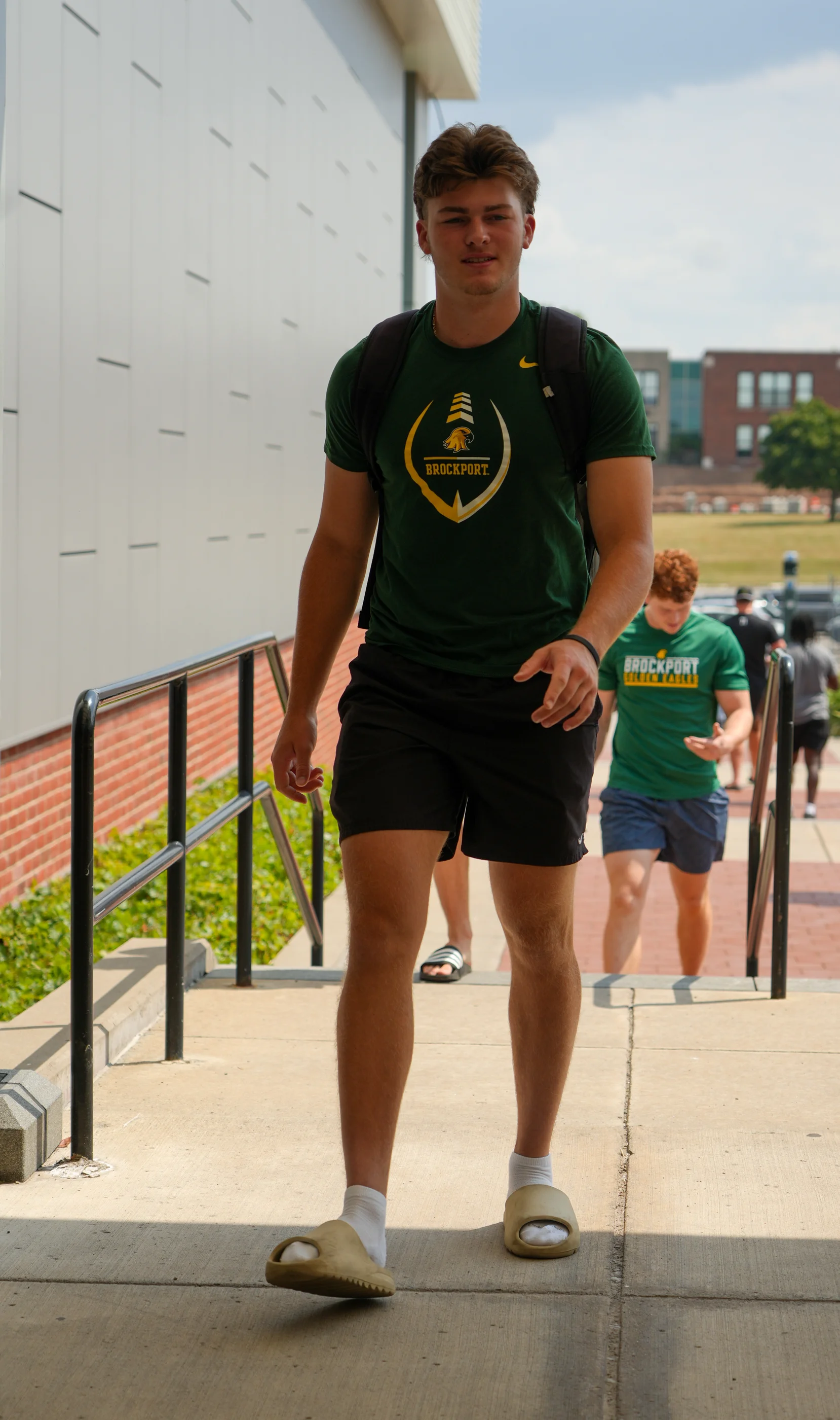 Brockort Players about to Check In