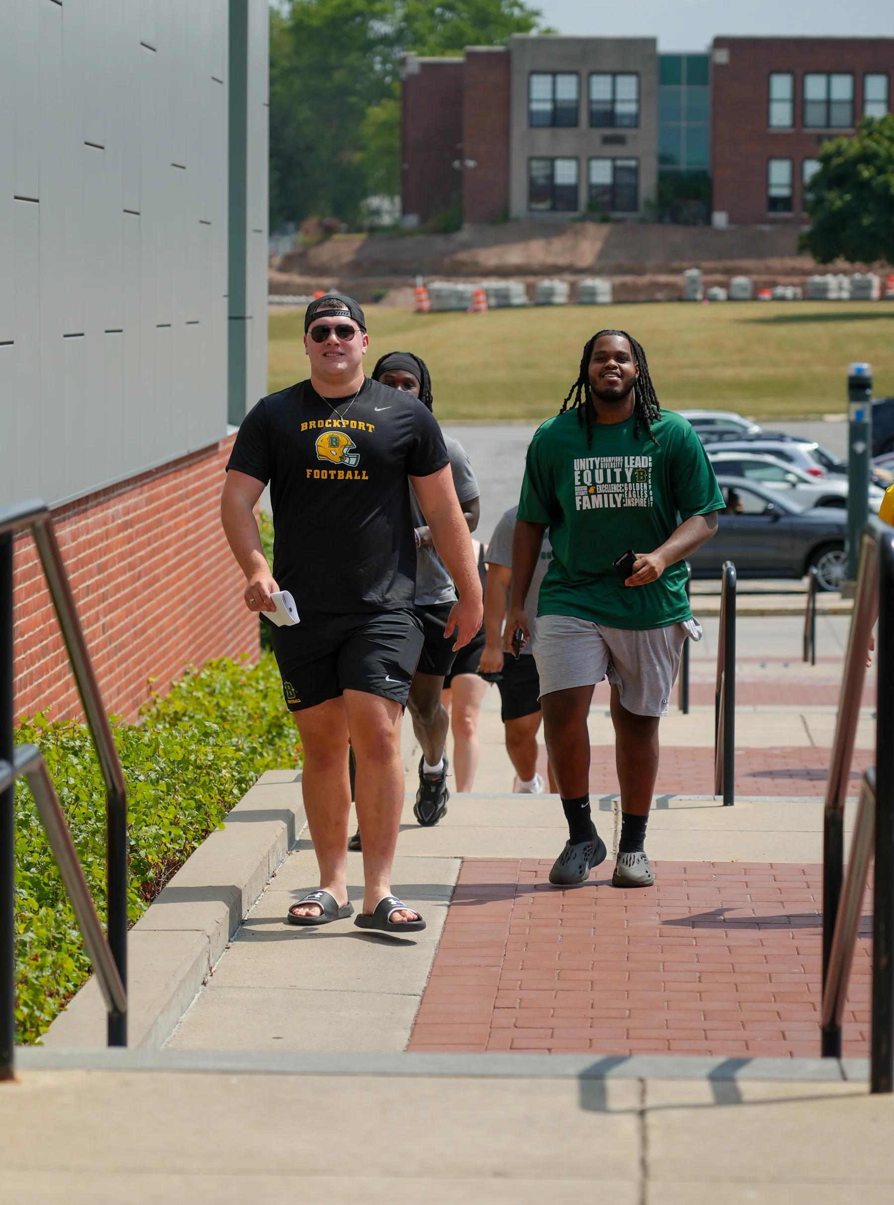 Brockport Football Checking In