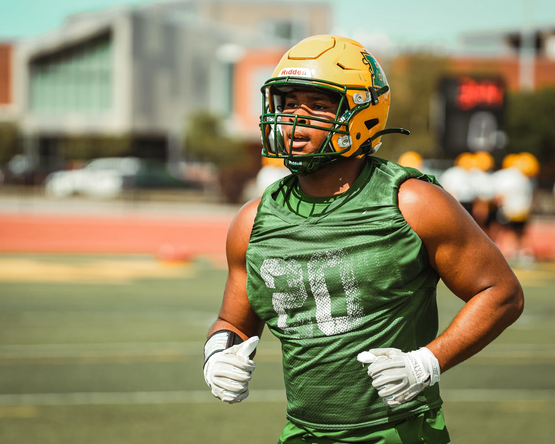 Brockport player headed to the sidelines