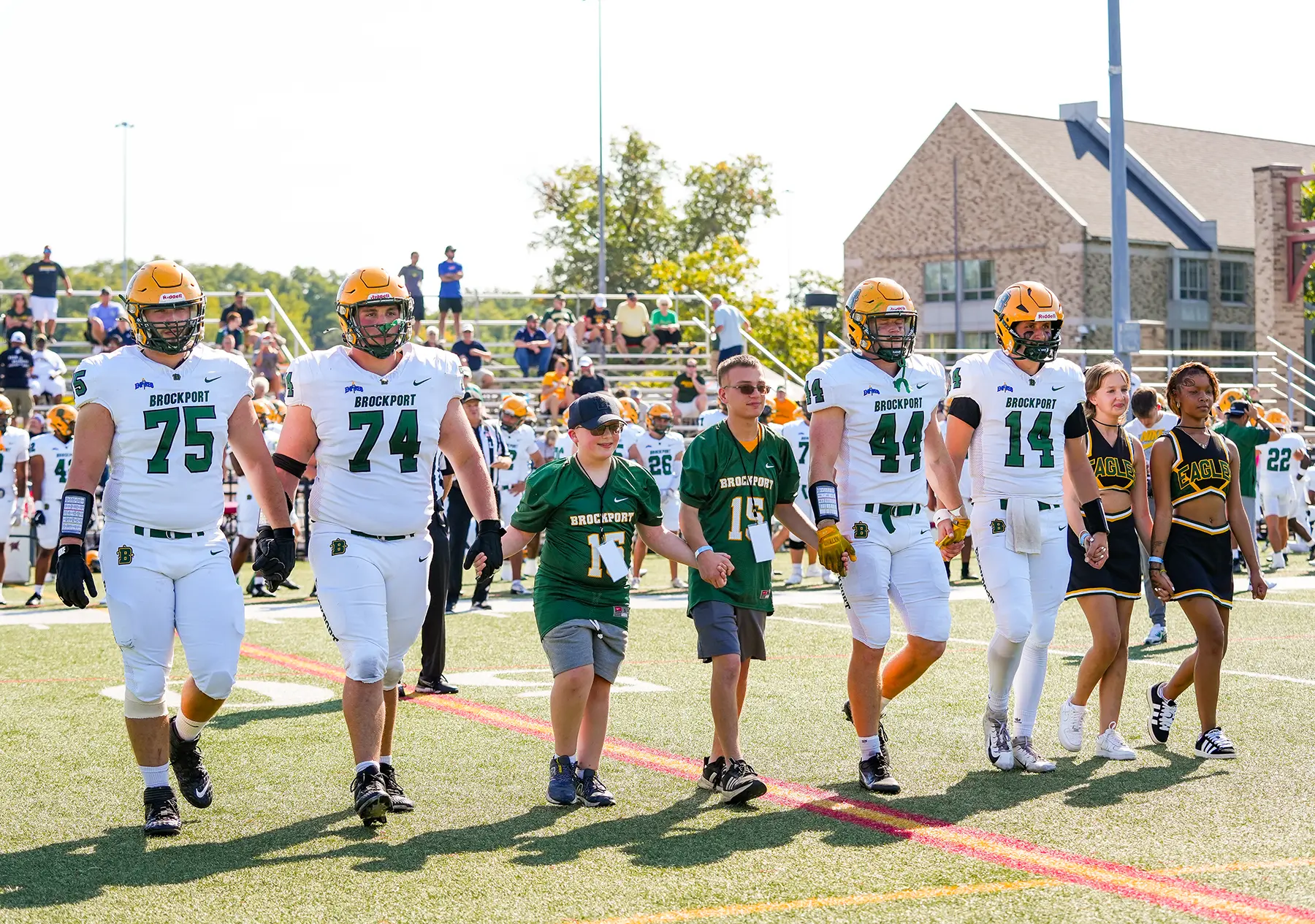 Captains headed to the coin toss