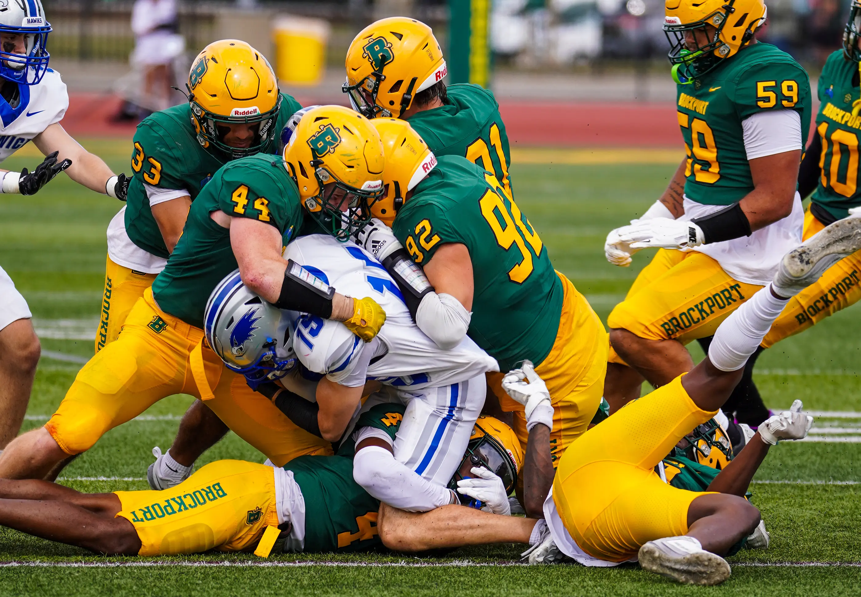 Brockport Golden Eagles gang tackle