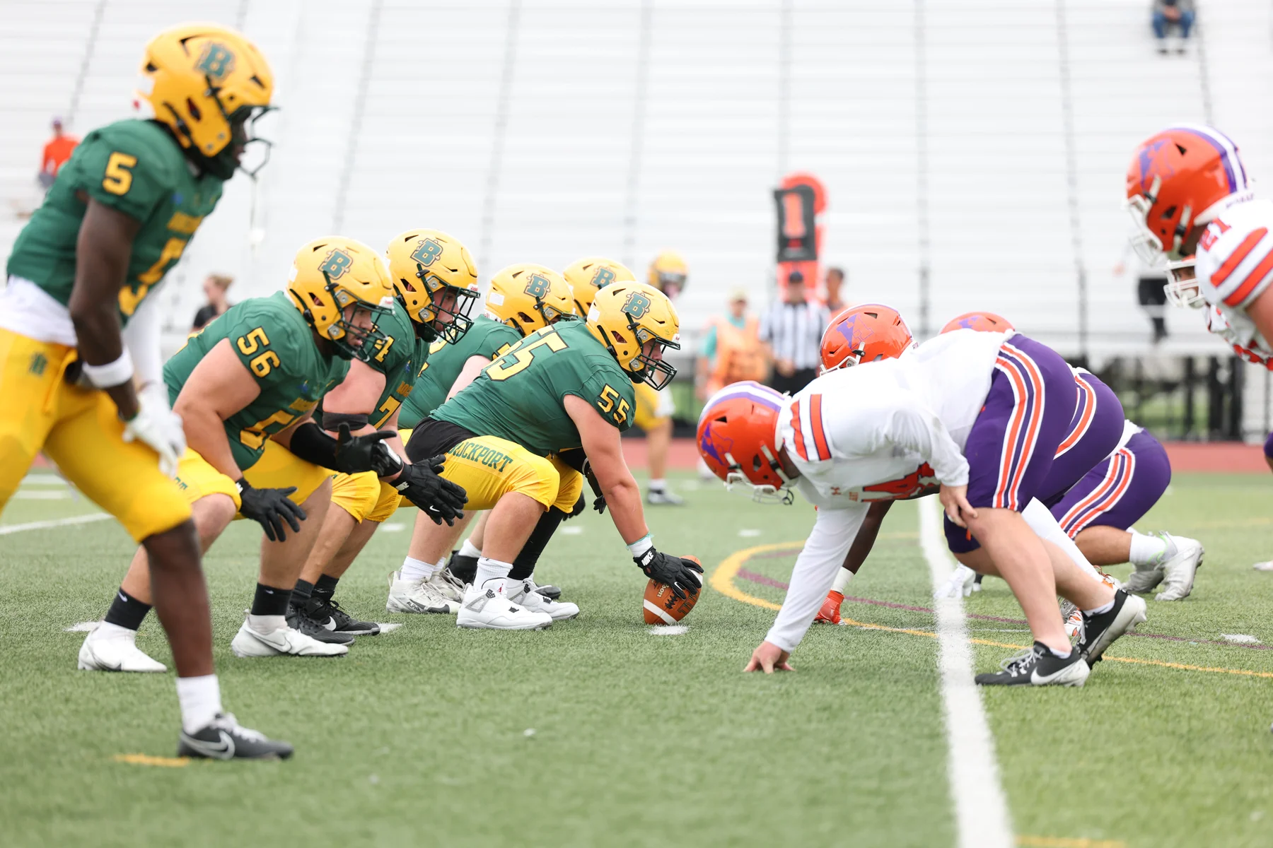 Offense set and ready