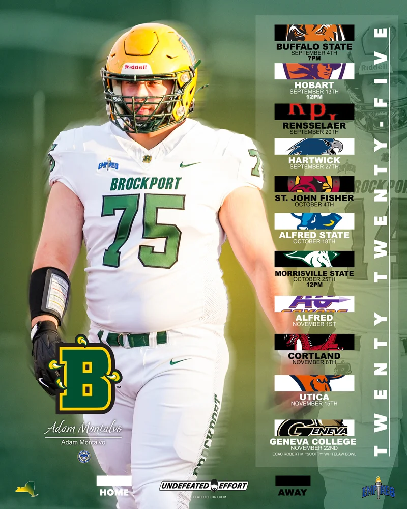 Brockport Football Senior - Adam Montalvo