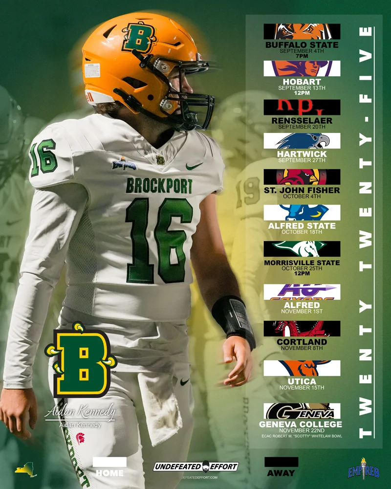 Brockport Football Senior - Aidan Kennedy
