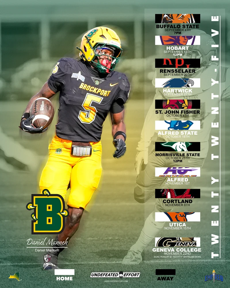 Brockport Football Senior - Daniel Manneh