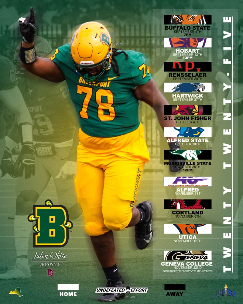 Brockport Football Senior - Jalen White