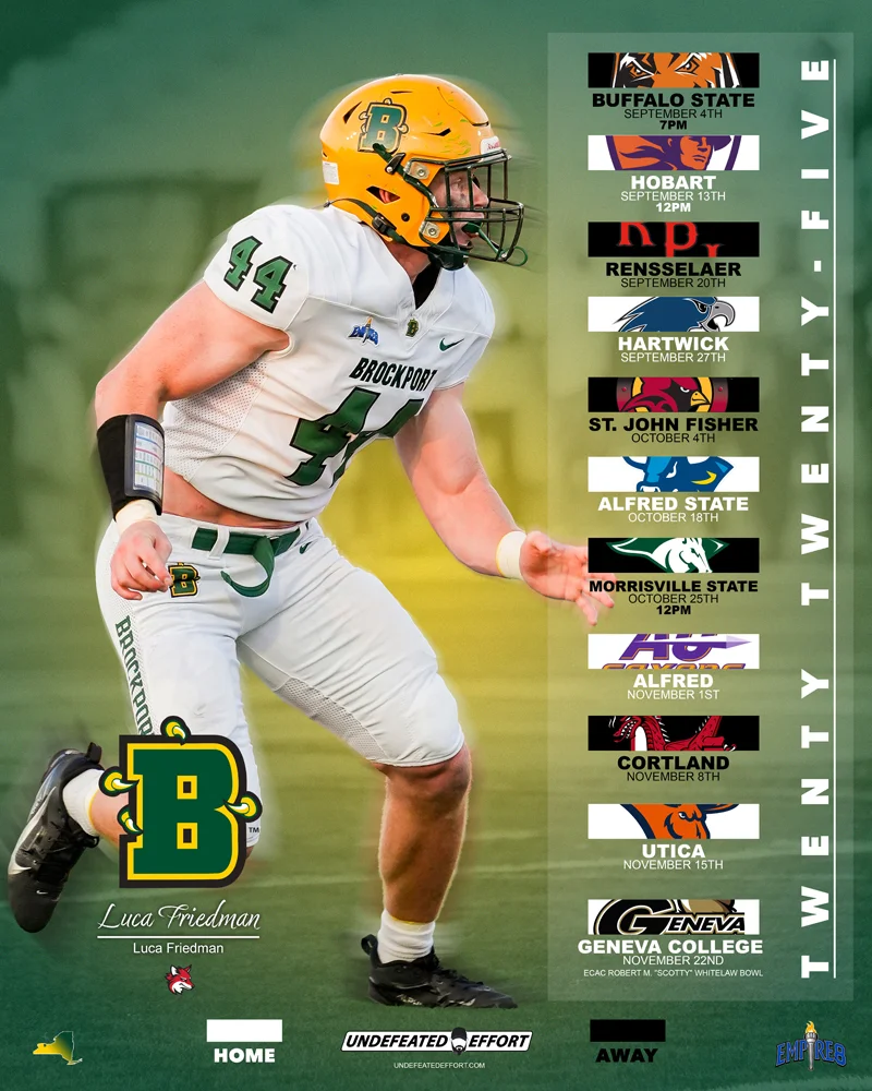 Brockport Football Senior - Lucas Friedman