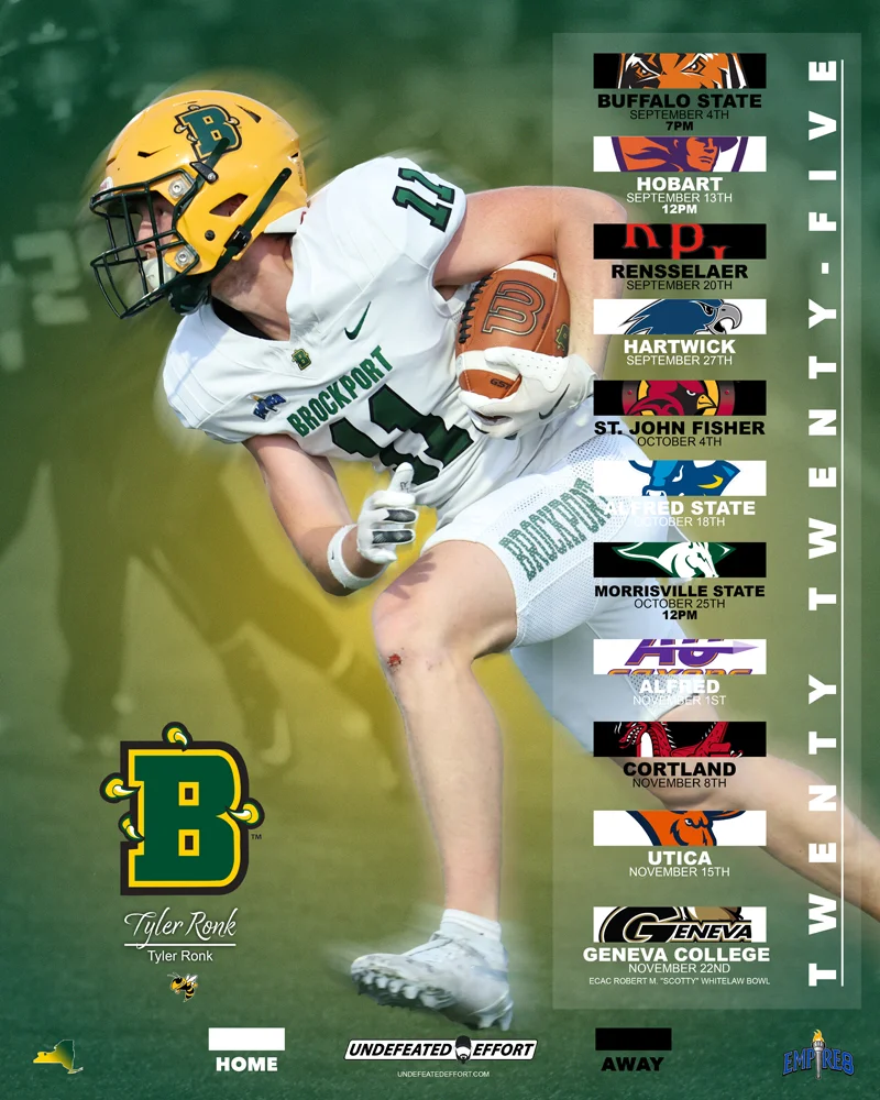 Brockport Football Senior - Tyler Ronk