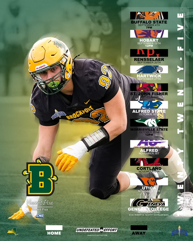 Brockport Football Senior - Vincent Pisa