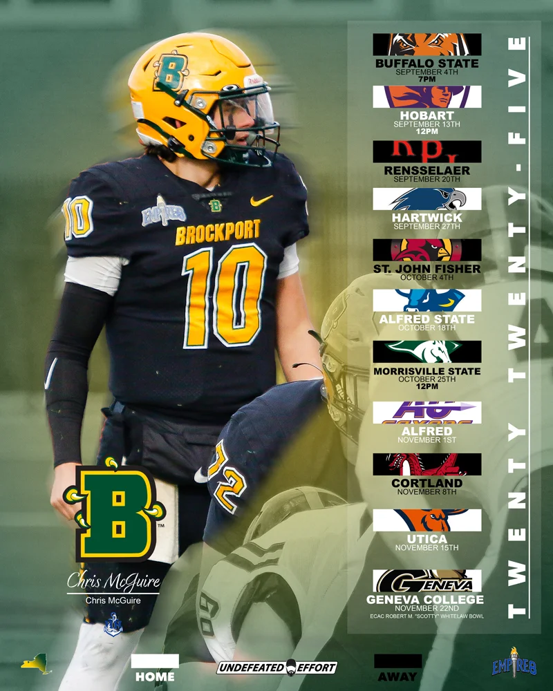 Brockport Football Senior - Chris Maguire