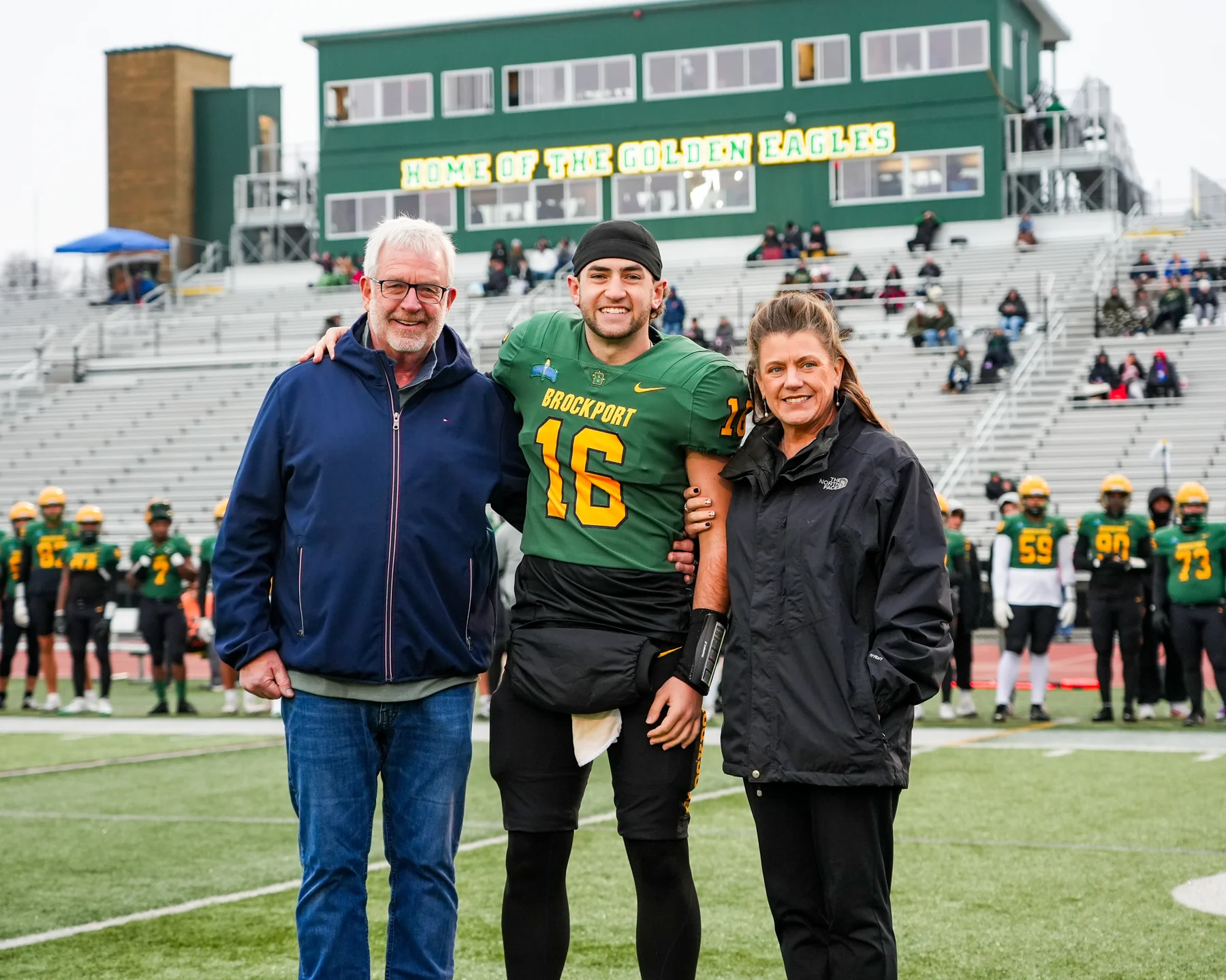 Brockport Senior Aidan Kennedy and Family