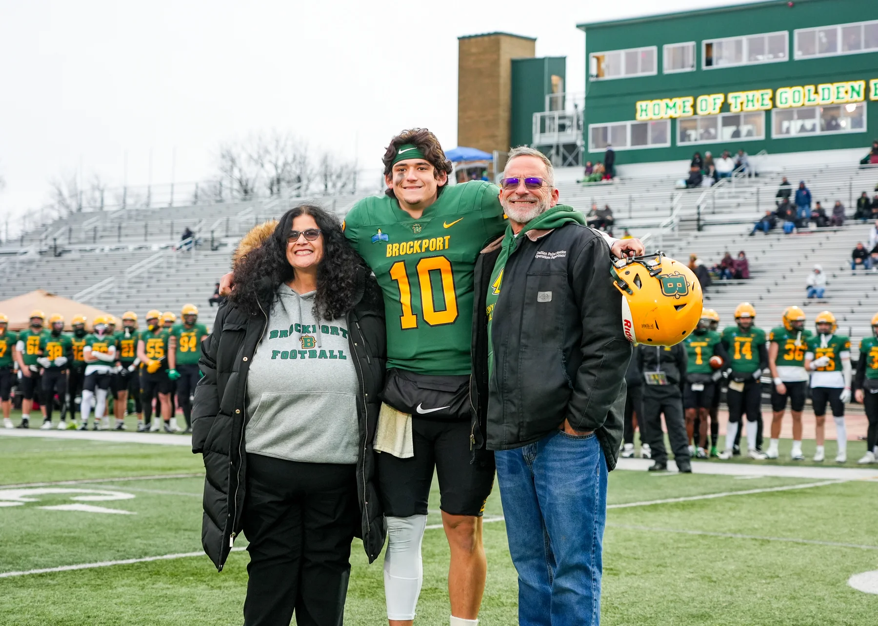 Brockport Senior Chris McGuire and Family