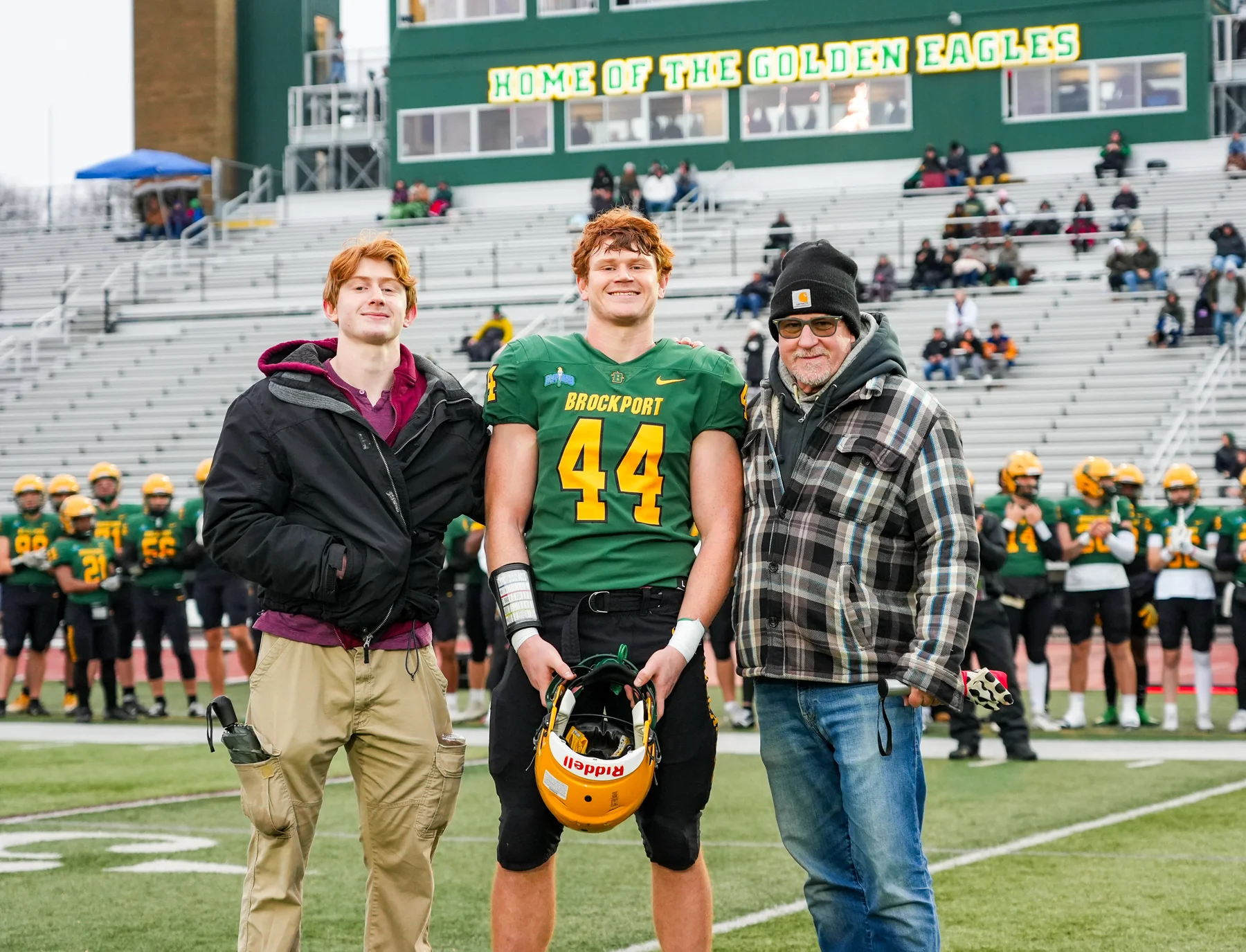 Brockport Senior Luca Friedman and Family