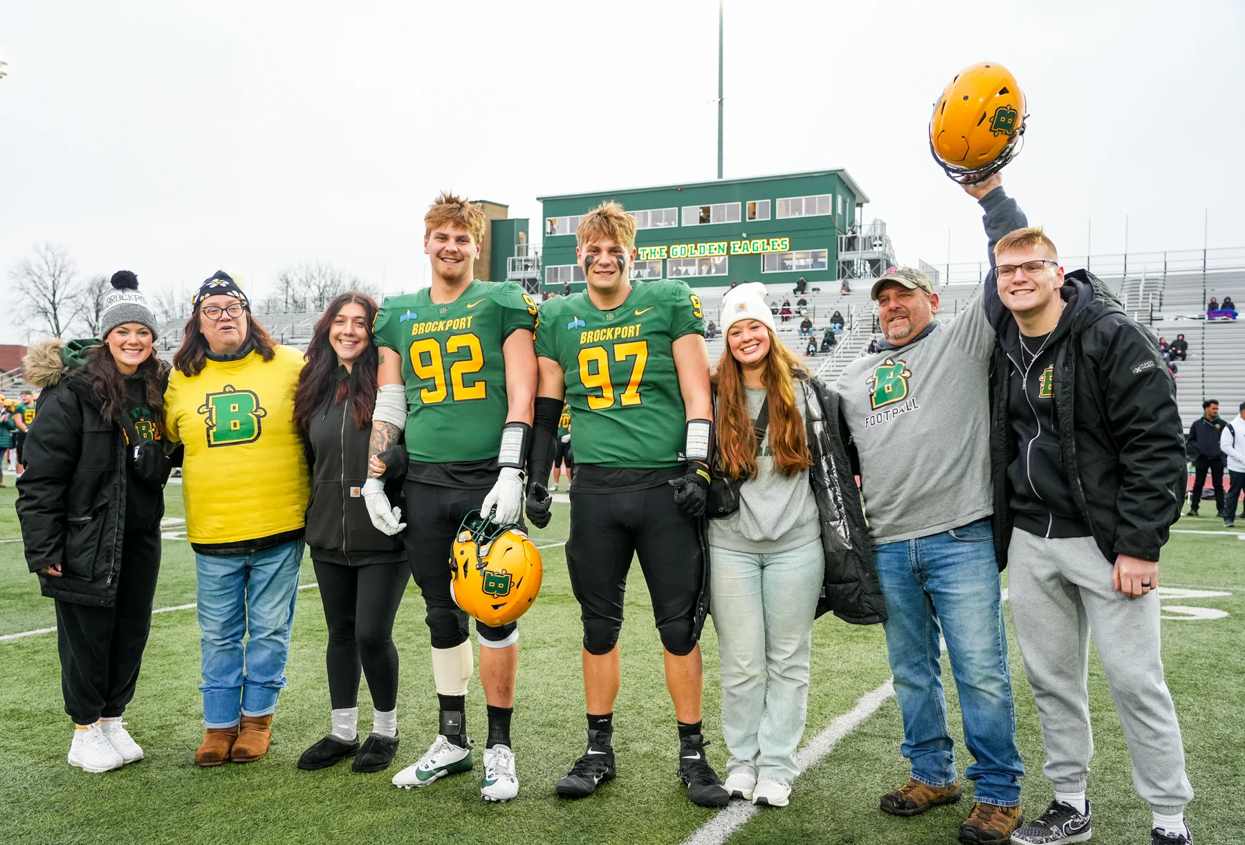 Brockport Senior Pisa Brothers and Family