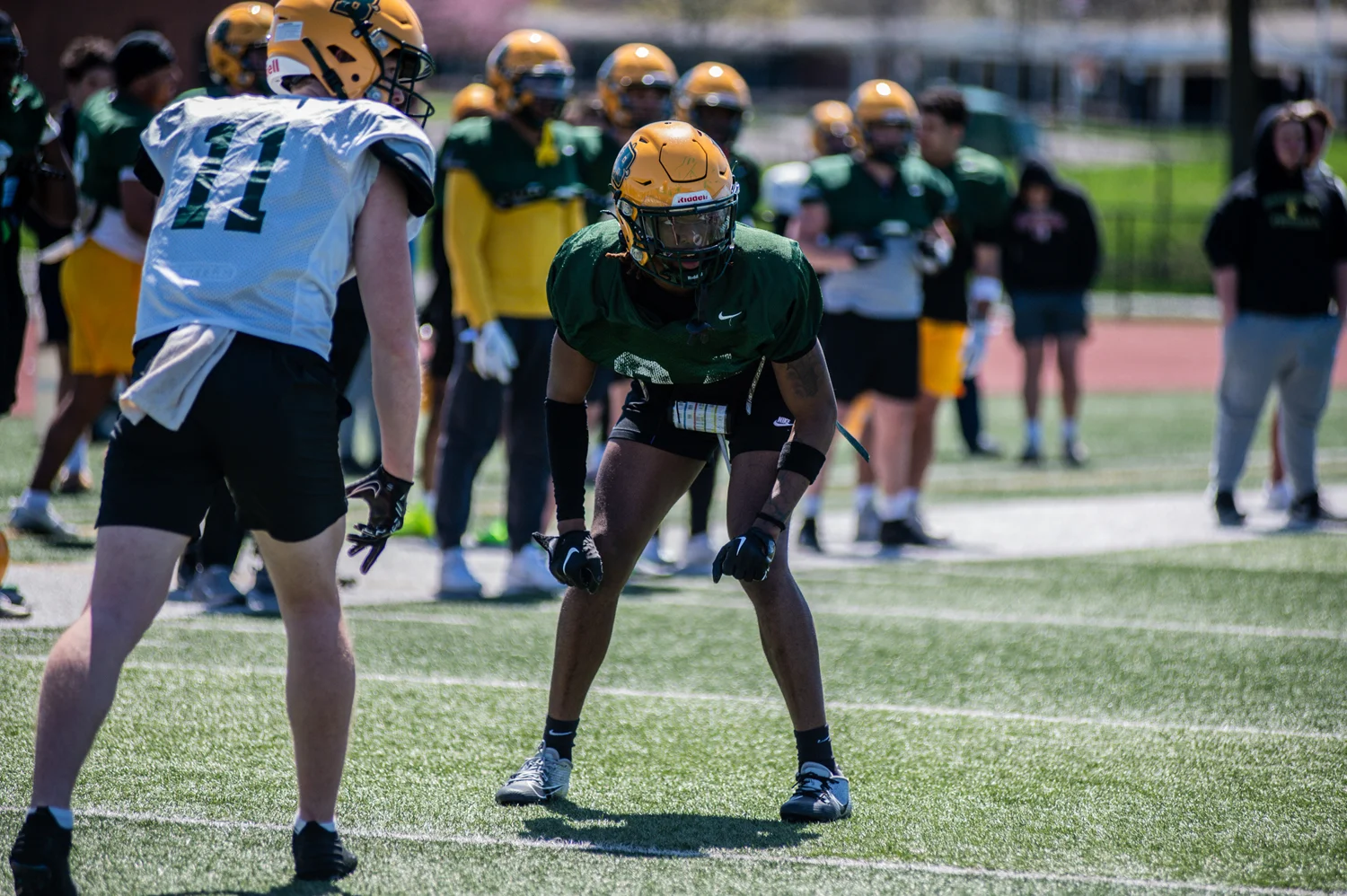 DB covering the WR