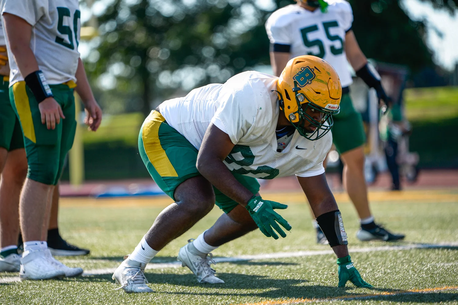 Brockport DL ready for the snap