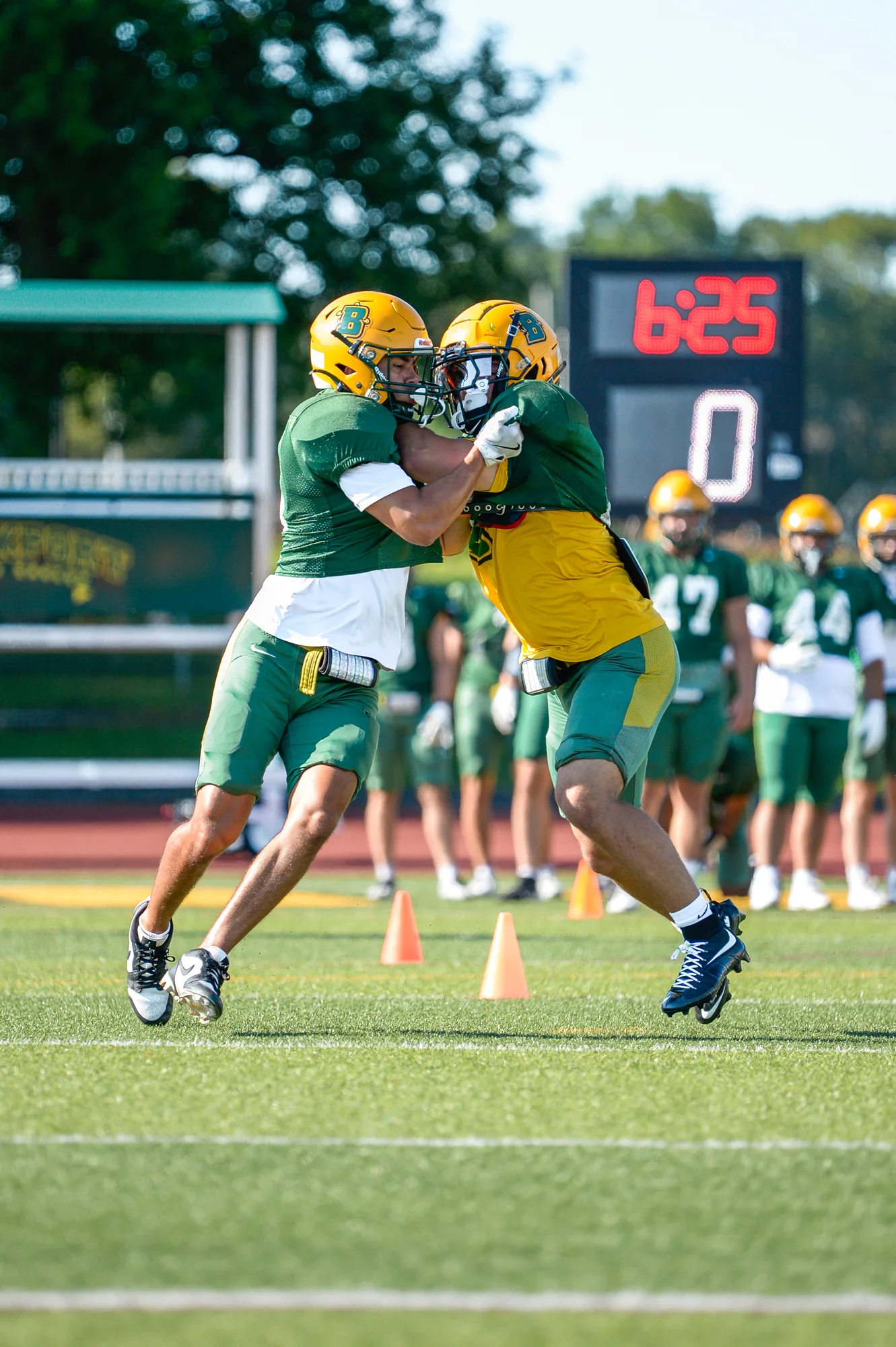 Brockport LB drills