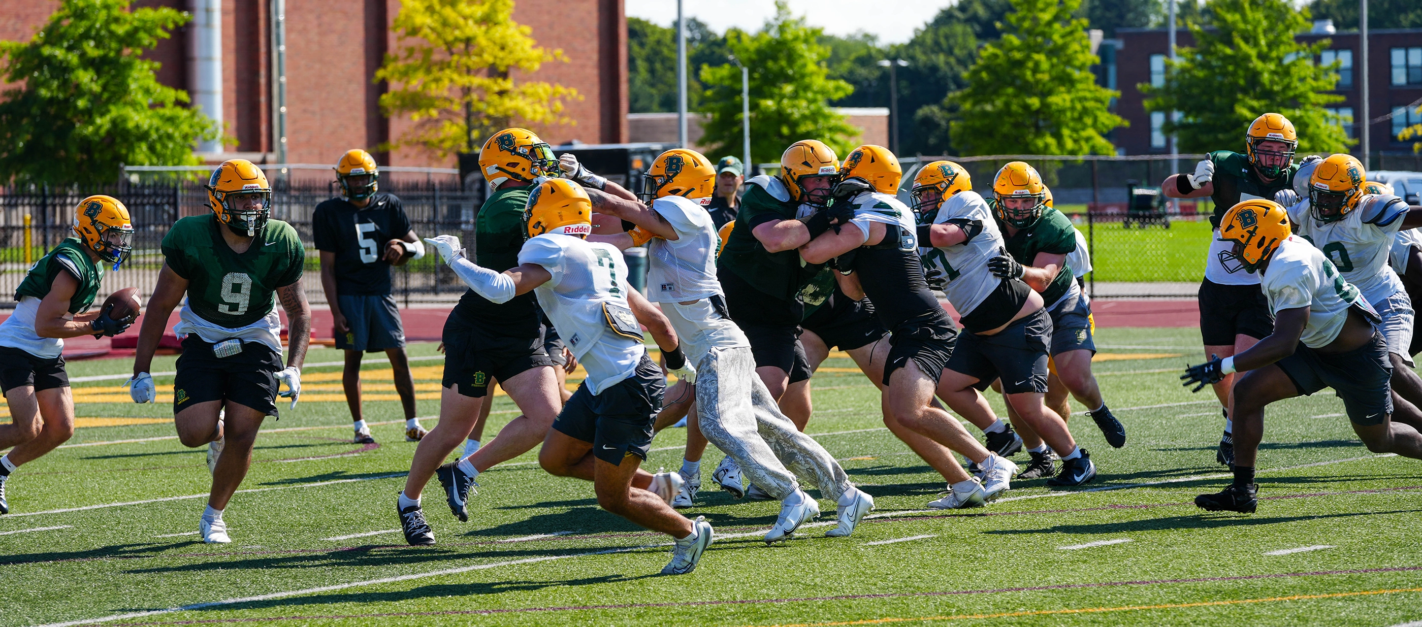 Brockport Football getting after it