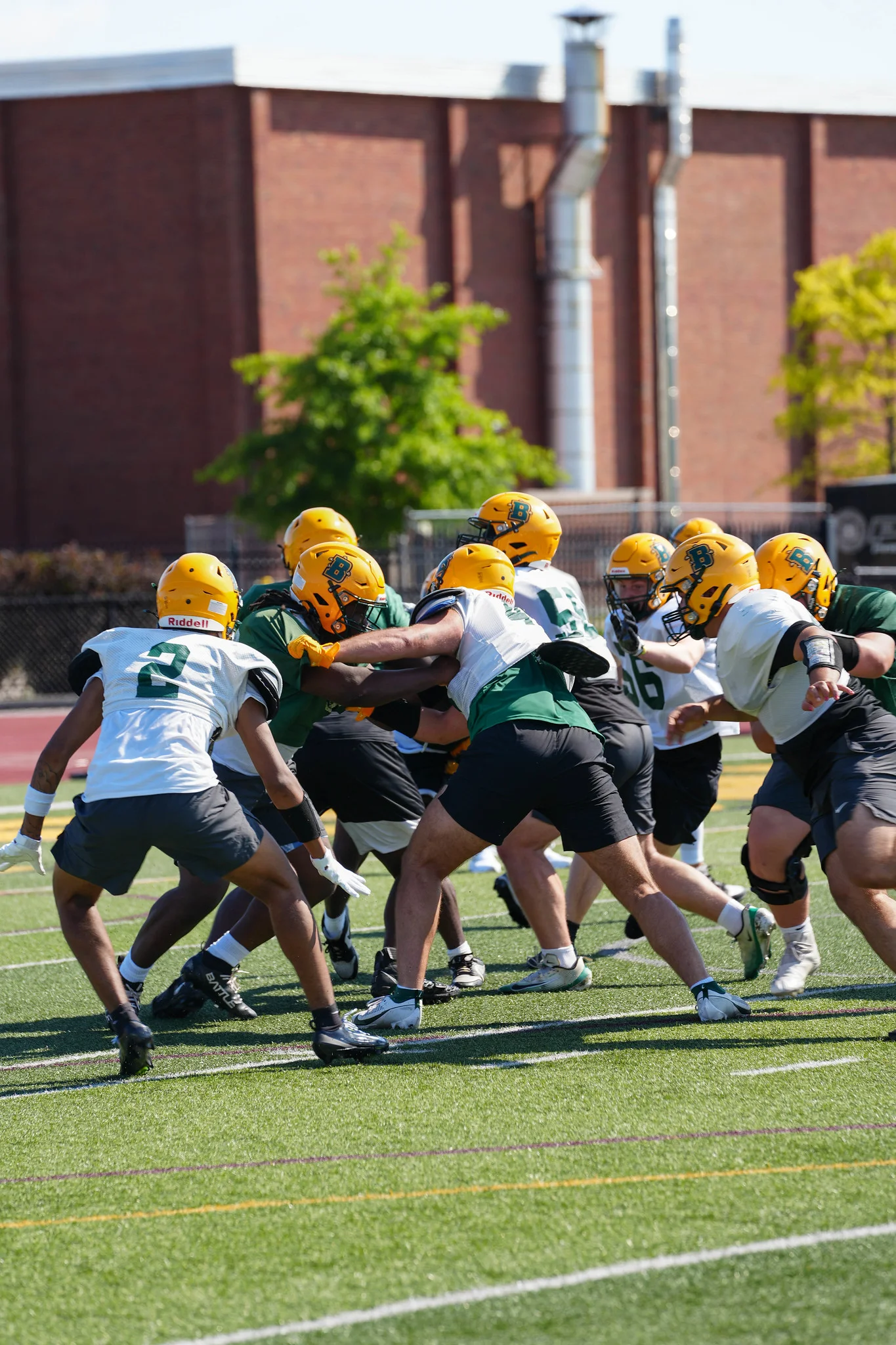 Lines battle up front